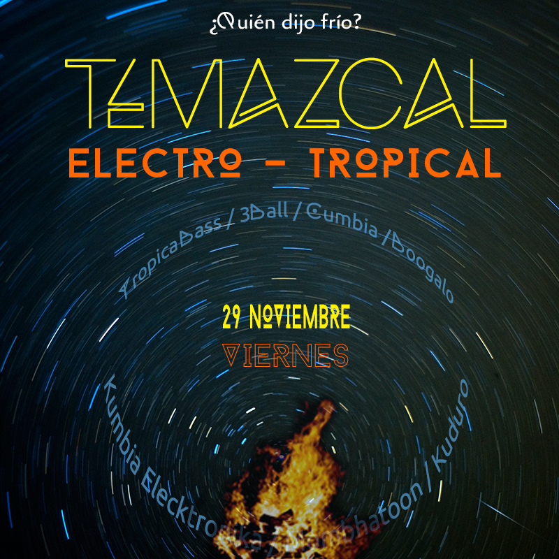 TEMAZCAL Electro – Tropical / Madrid 29/11/2013