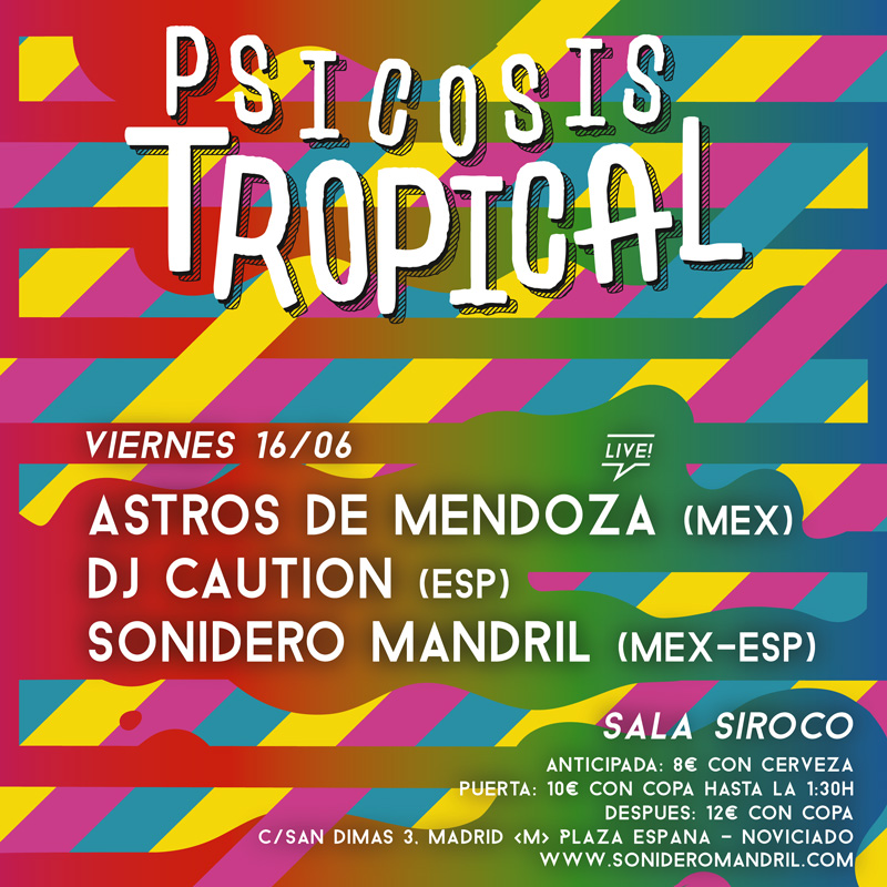 Astros de Mendoza (México), Dj Caution en Psicosis Tropical